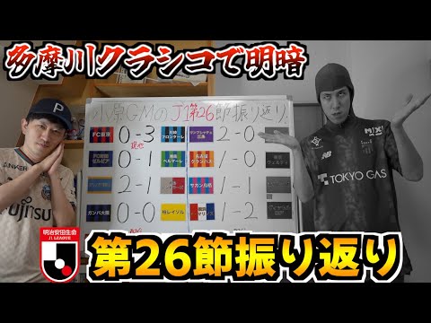 【多摩川クラシコで明暗】上位チームが揃って足踏み！札幌vs福岡は終盤にドラマが！ 小原GMのJ1第26節振り返り 2024