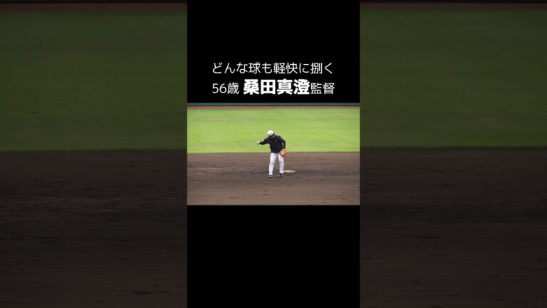 【巨人】どんな球も軽快に捌く桑田真澄監督　#shorts #baseball #sports #ジャイアンツ #巨人 #プロ野球