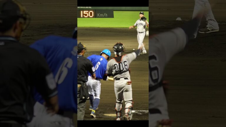 【巨人】最速159キロ右腕のカットボール、えぐいね！？　#shorts #baseball #sports #ジャイアンツ #巨人 #プロ野球